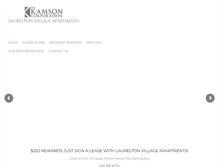 Tablet Screenshot of laureltonvillage.com